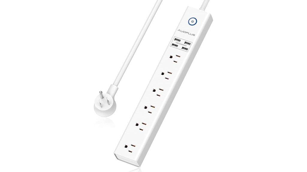 usb surge protected strip