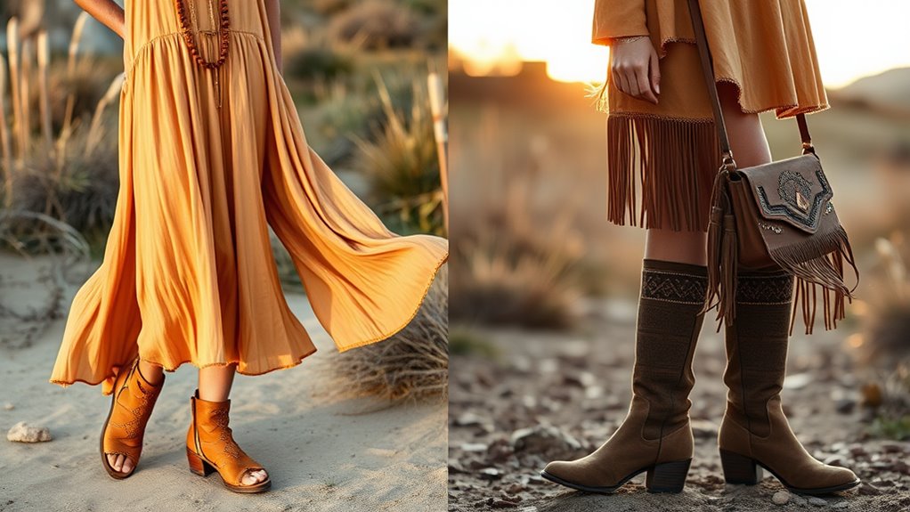 versatile boho footwear options