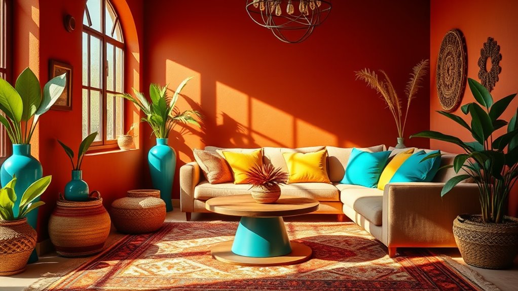 vibrant colors energize spaces