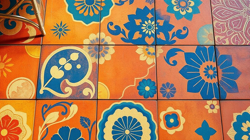 vibrant eclectic boho styling