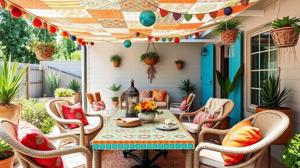 vibrant patterns and colors