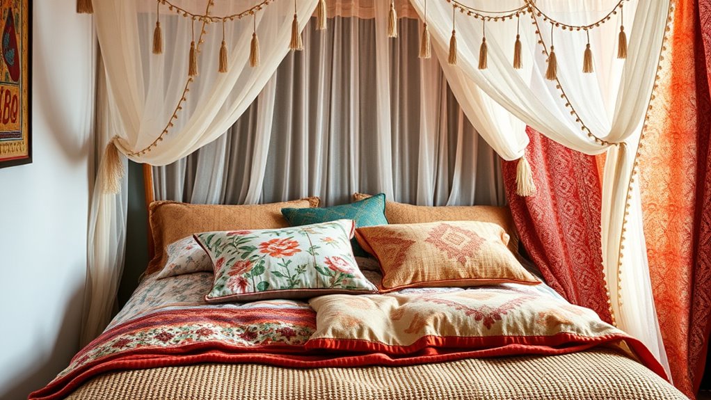 vibrant patterns and textiles