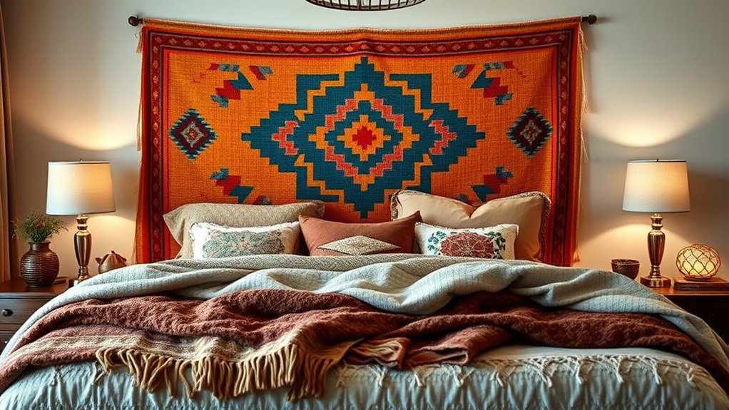 vibrant textured wall decor