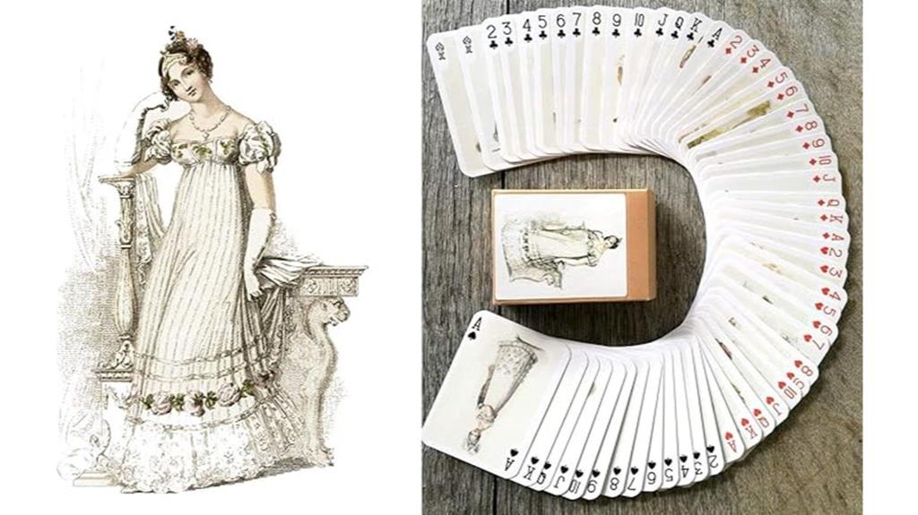 victorian themed playing card deck