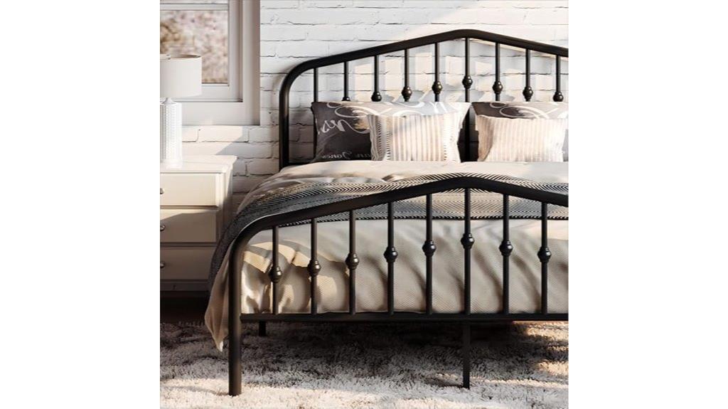 victorian wrought iron bed