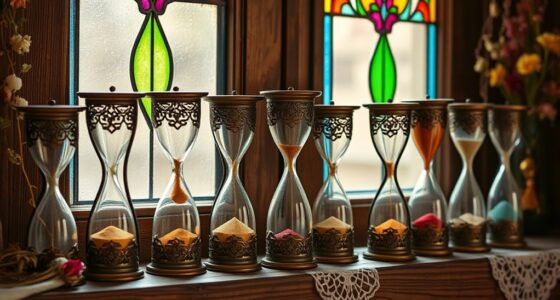 vintage boho hourglass decor