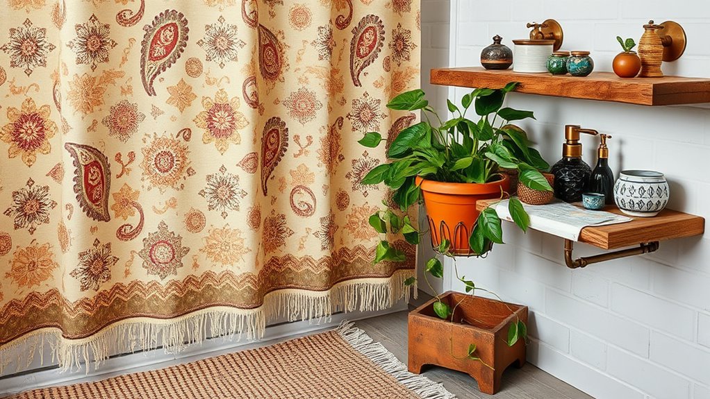 vintage eclectic bathroom accessories