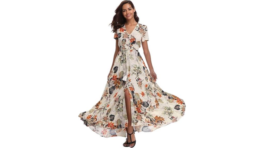 vintage floral maxi dresses