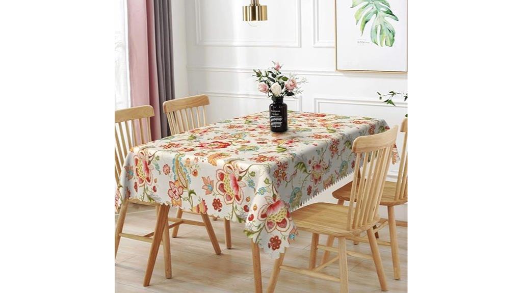 vintage floral waterproof wrinkle resistant