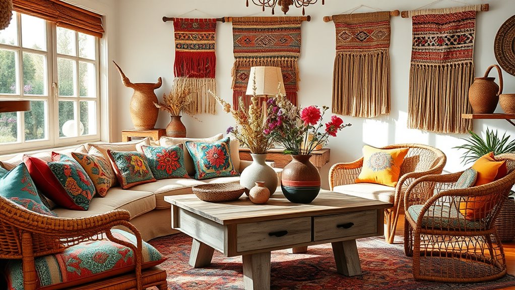 vintage handmade decor elements