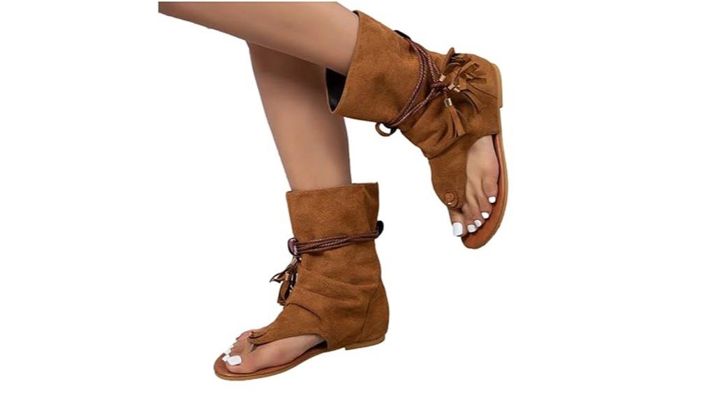 vintage inspired tassel gladiators