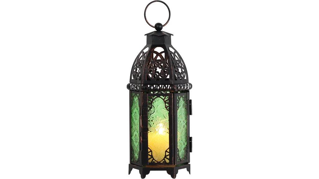 vintage moroccan lantern candle holder