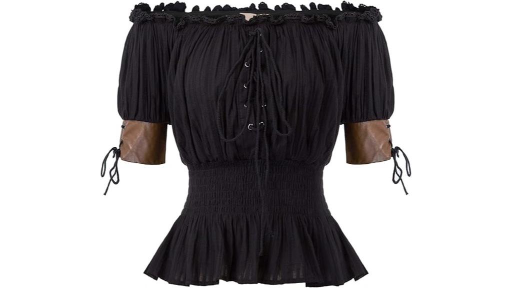 vintage off shoulder blouse