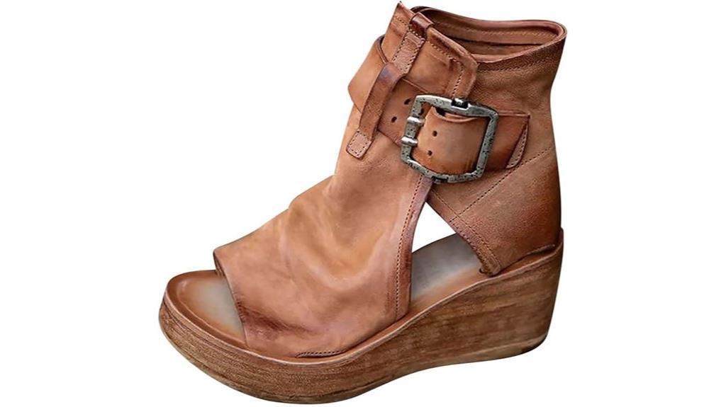 vintage summer platform sandals
