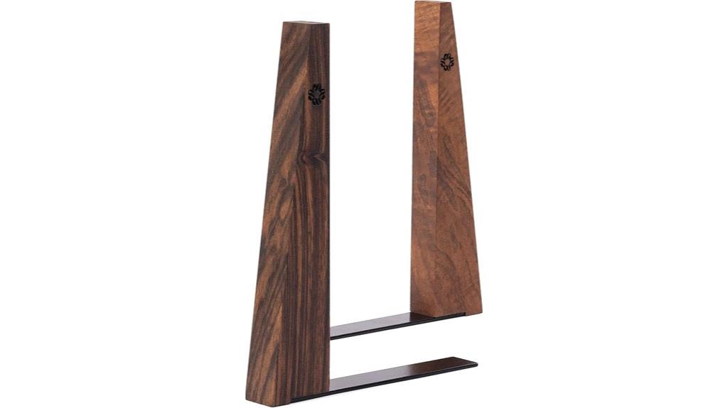 walnut shelf bookends