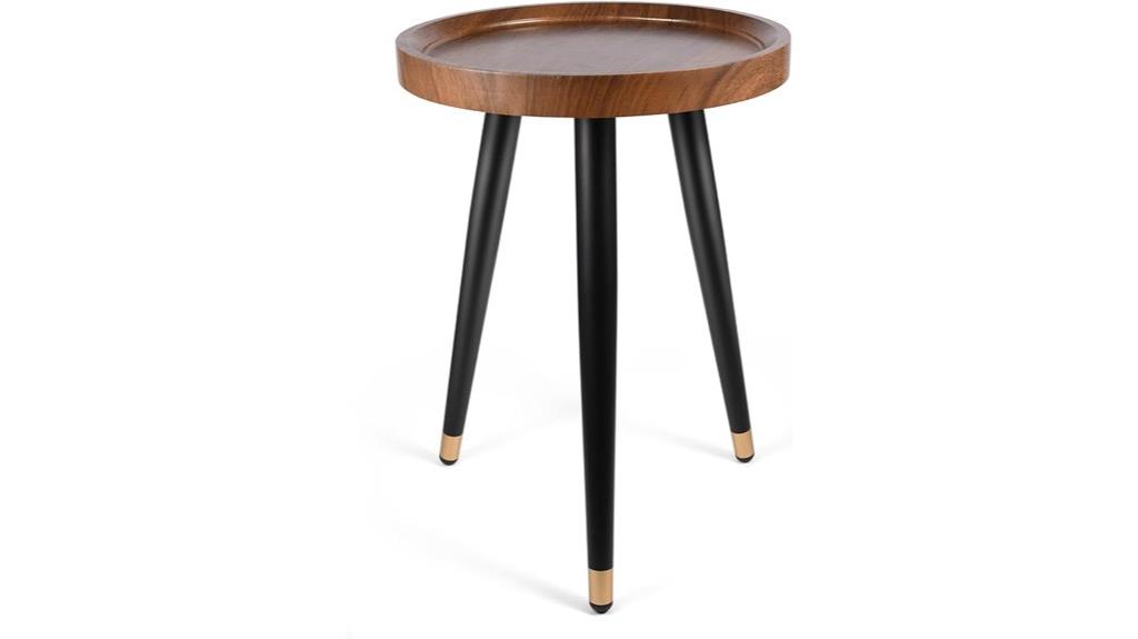 walnut wood indoor stand