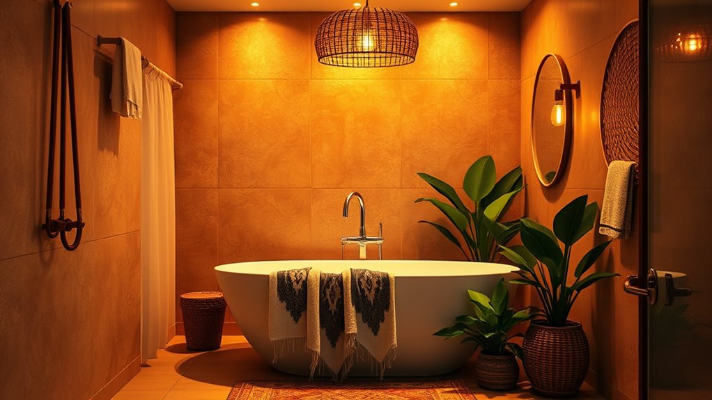 warm inviting ambient lighting