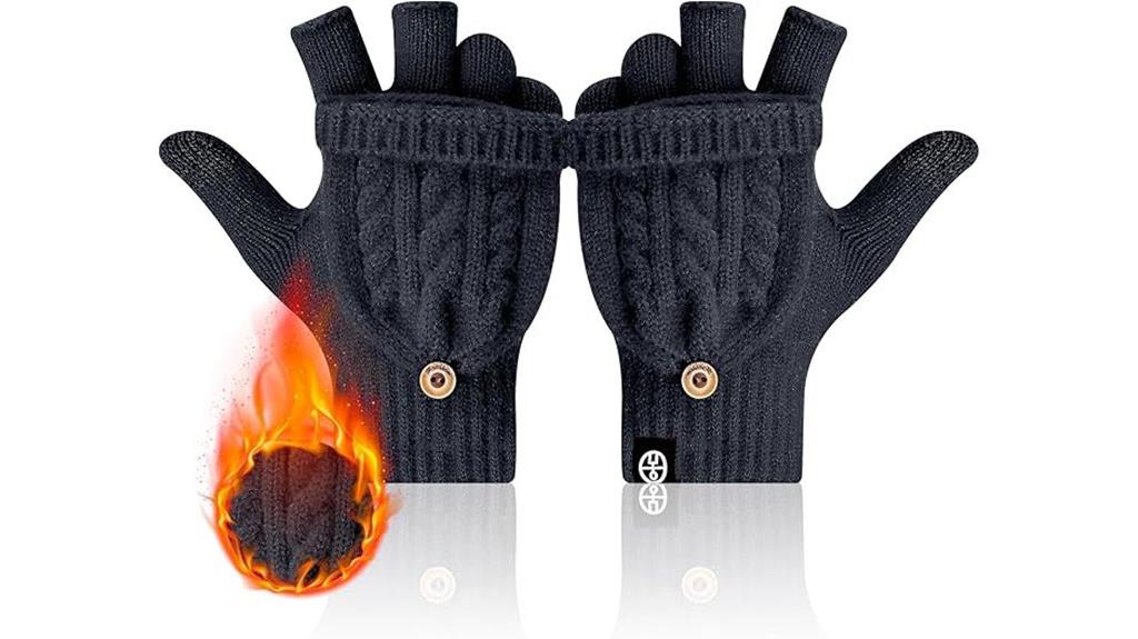 warm unisex winter gloves