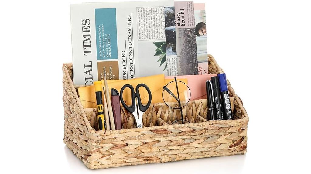 water hyacinth mail organizer