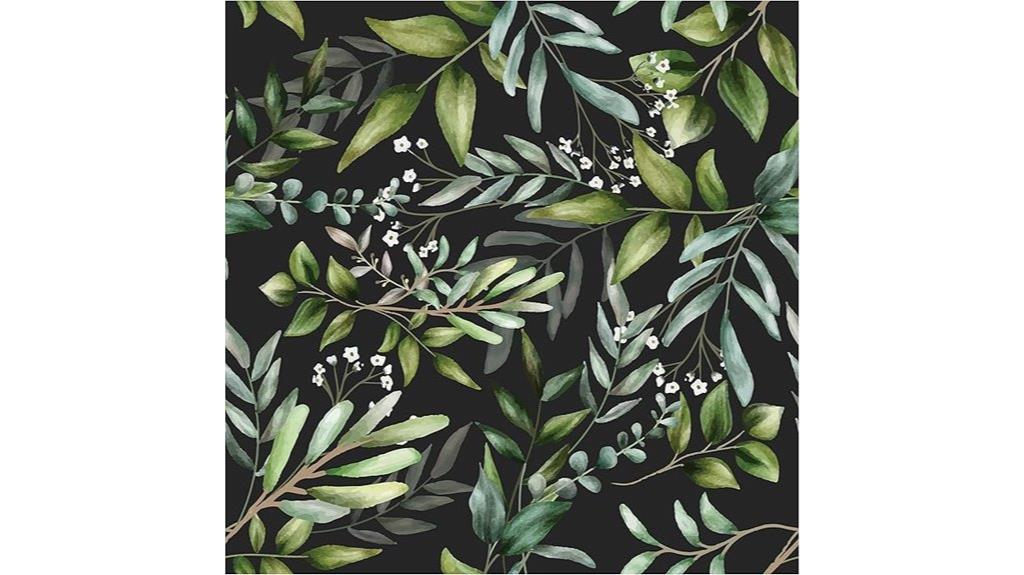 watercolor floral wall decal