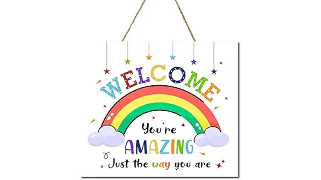 welcome classroom door sign
