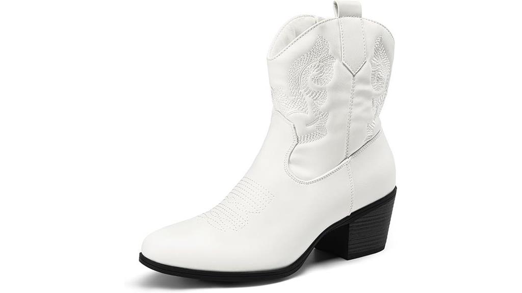 western cowgirl ankle boots