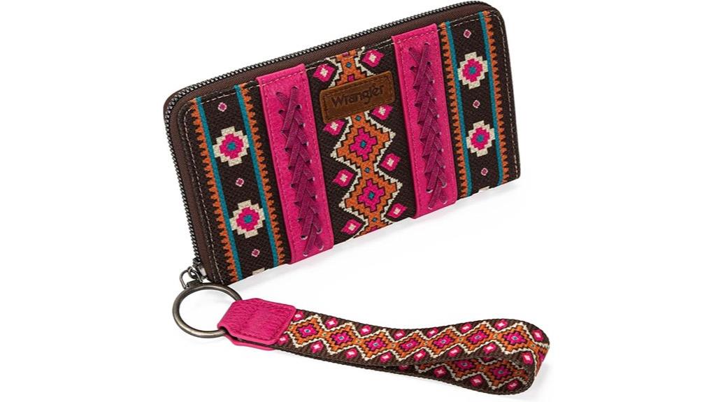 western style wallet wristlet