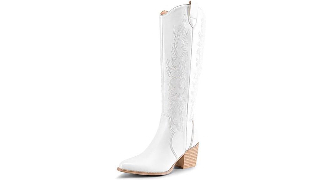 western style wide calf boots