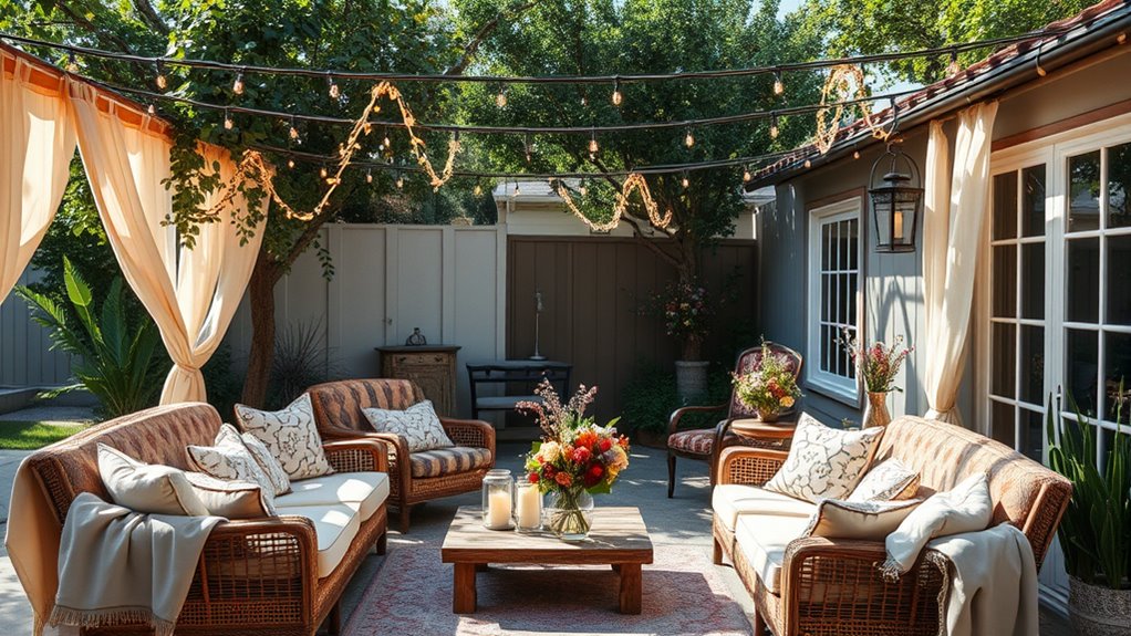 whimsical floral lighting arrangements
