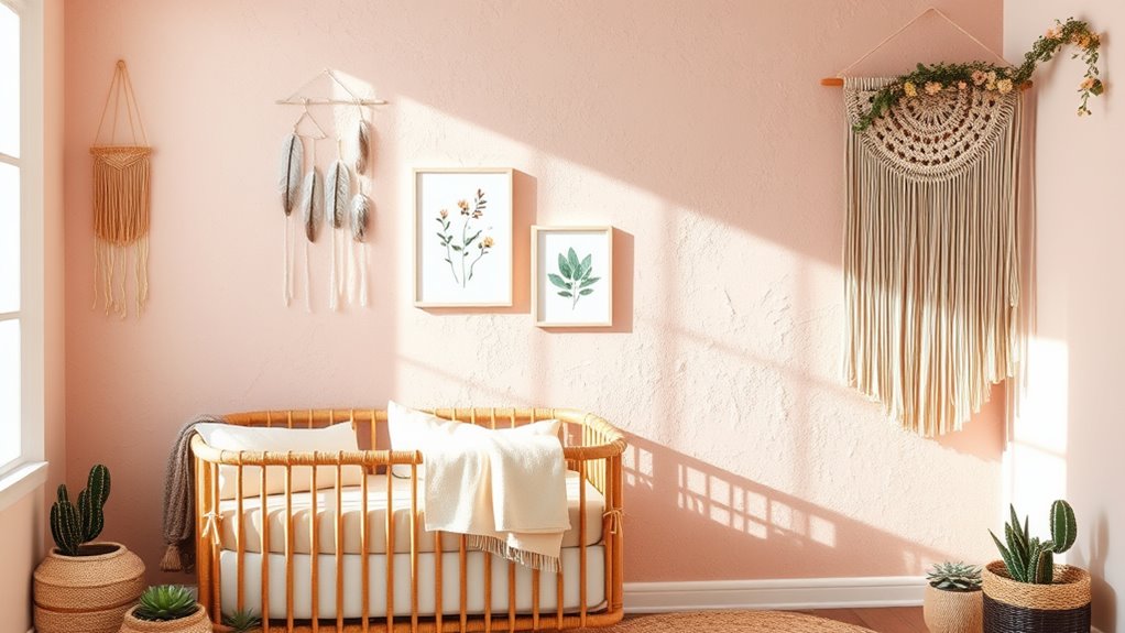 whimsical textured nursery decor