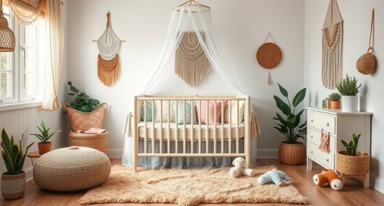 whimsical warm boho nurseries