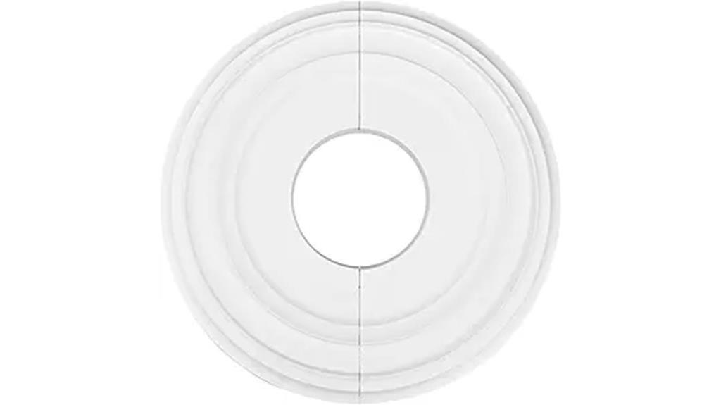 white 12 inch ceiling medallion