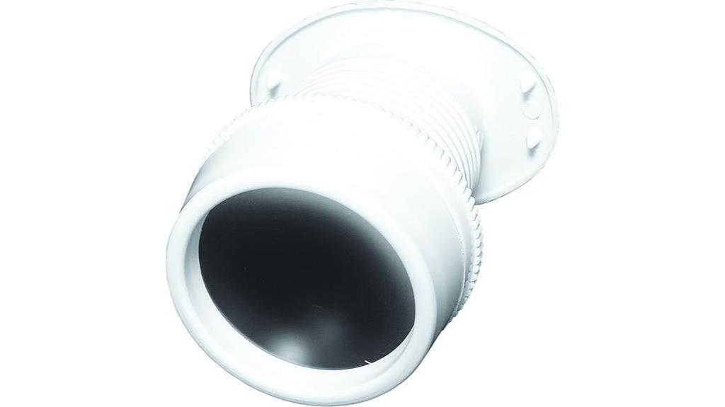 white plastic screen door viewer