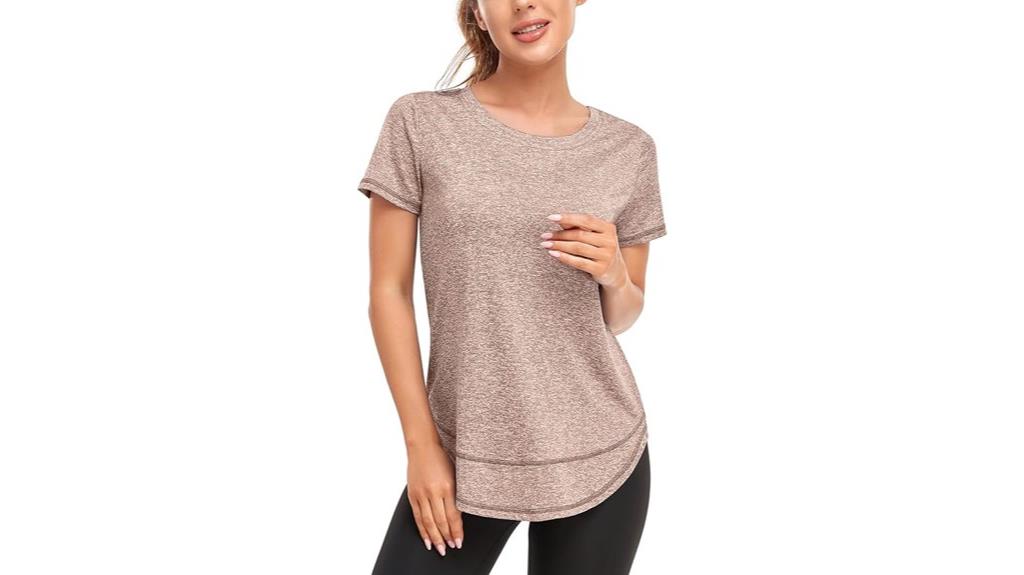 women s athletic short sleeve shirts
