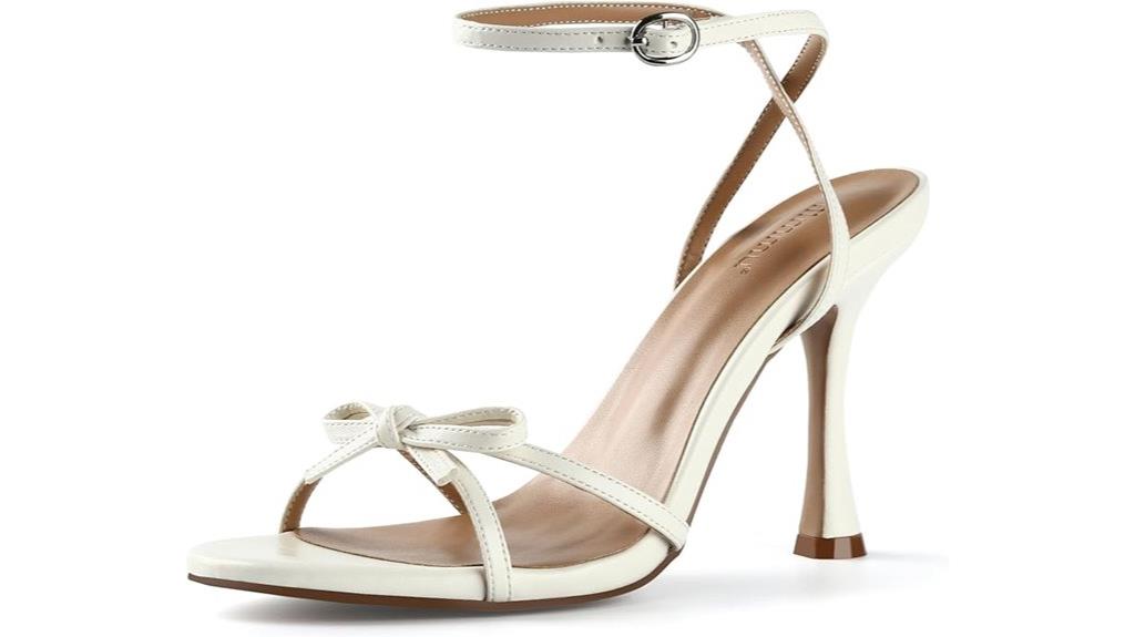 women s bow heel sandals