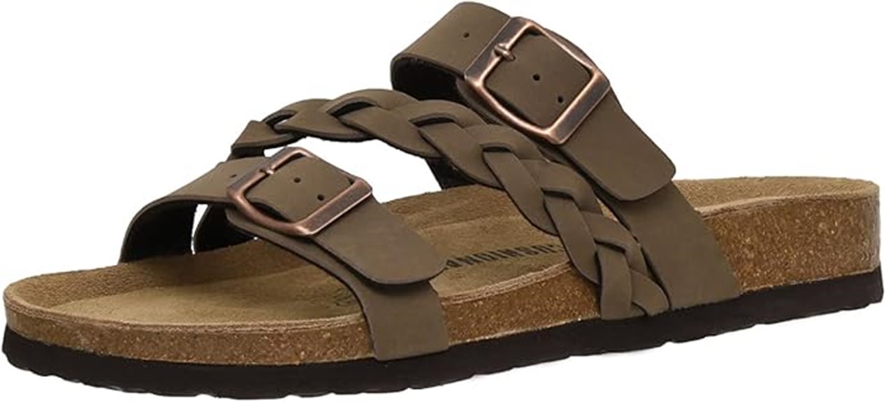 women s cork footbed sandal