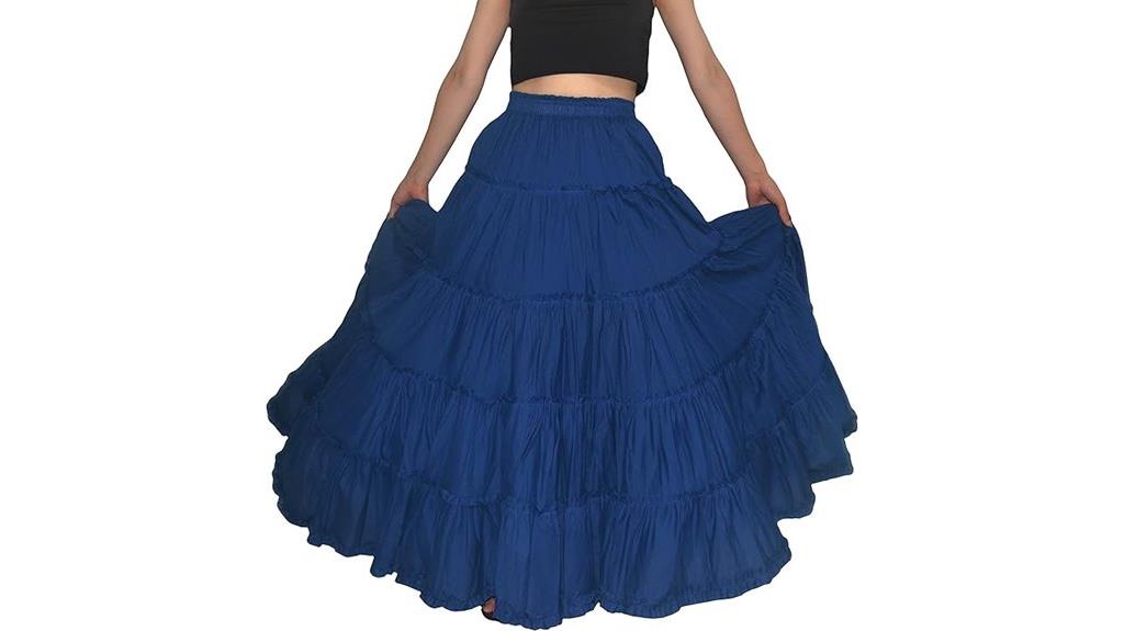 women s cotton pleated skirt
