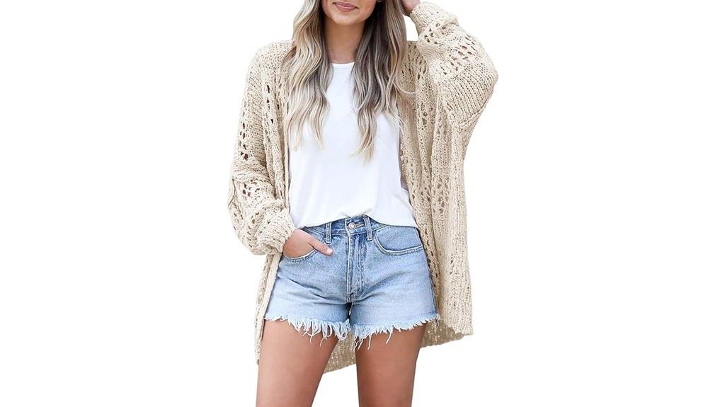 women s crochet cardigan sweater