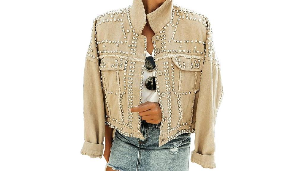 women s denim fringe jacket