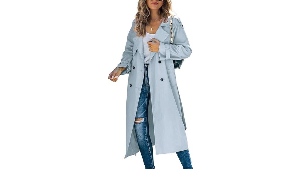 women s double breasted coat