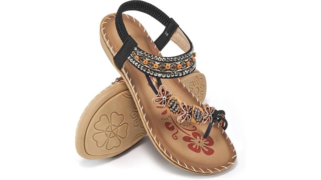 women s flat sandal shoes