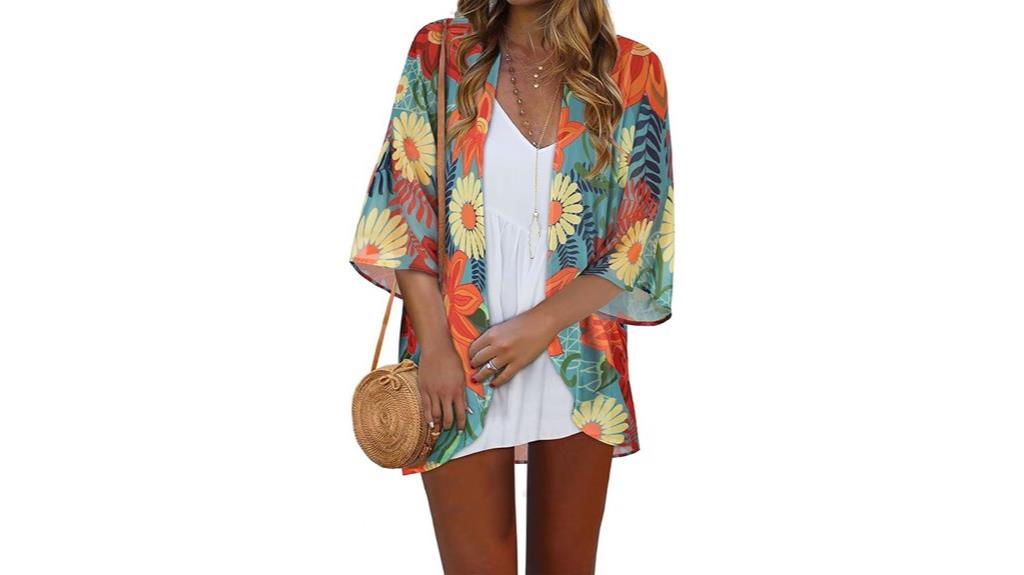 women s floral kimono cover up