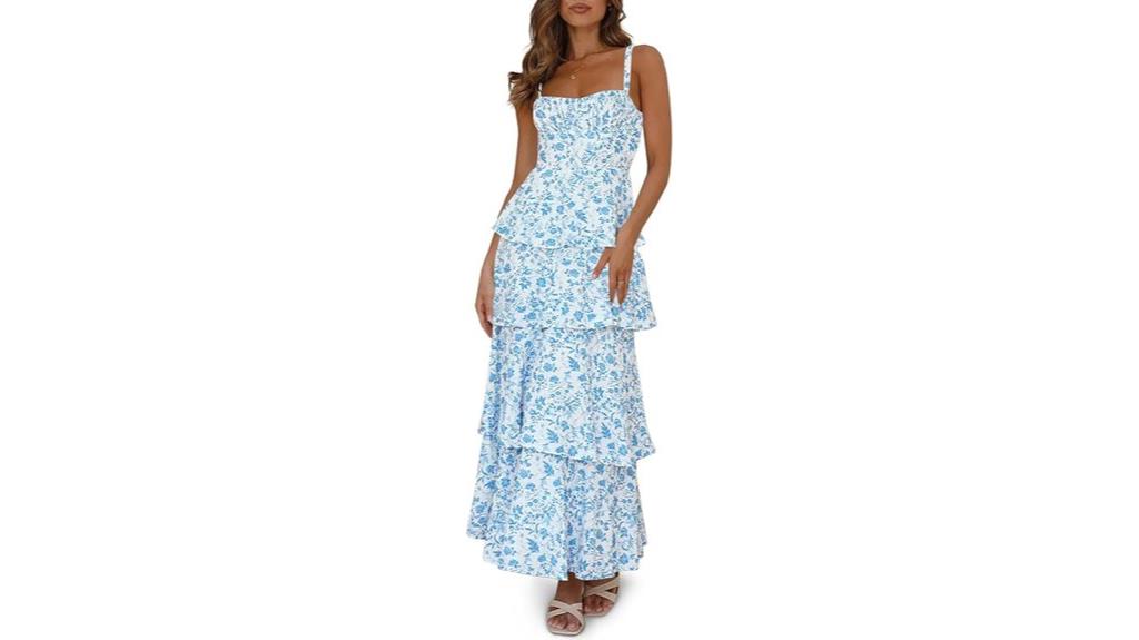 women s floral maxi dress