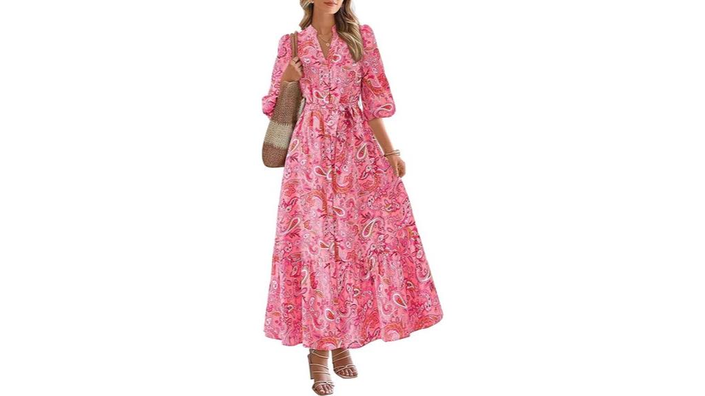 women s floral maxi dress