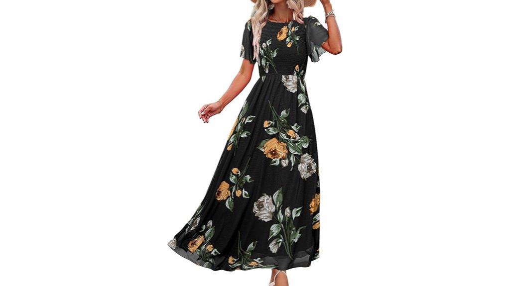 women s floral maxi dress
