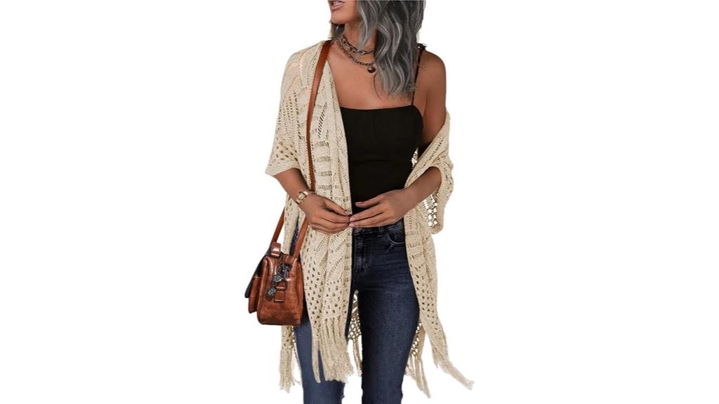 women s knit open cardigan