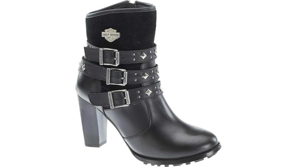 women s leather suede motorcycle boots