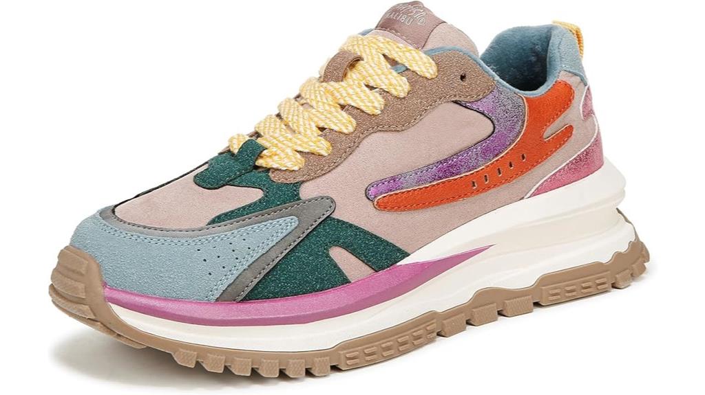 women s leo pattern sneakers