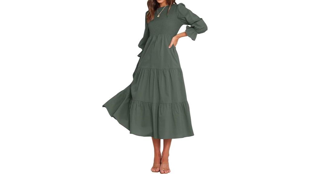 women s long sleeve fall dress