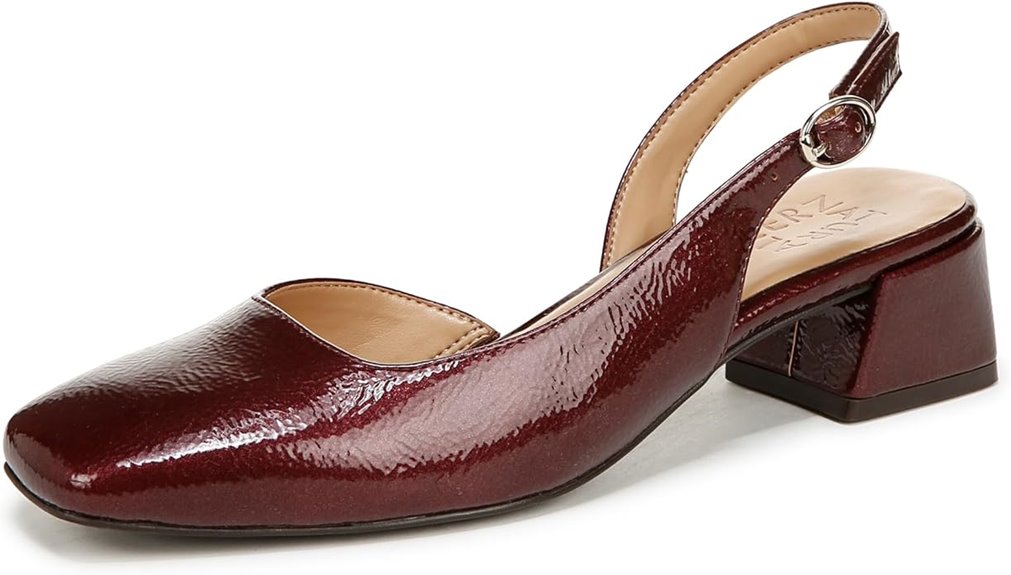 women s low heel dress shoe